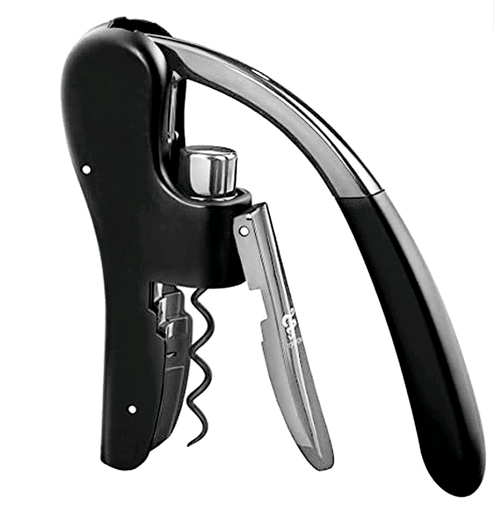 Black lever action corkscrew 15