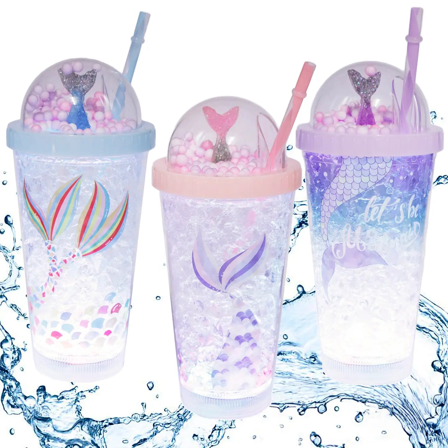 Faire Mermaid LED Coolant Insulated Tumbler Frosty Cup Cup-006-1429