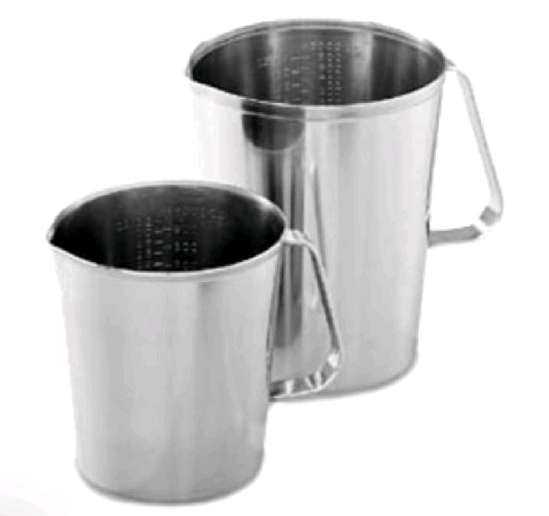 Vollrath - Measuring Cup, 64 oz, Stainless Steel, Graduated, 95640 - 1/1EA