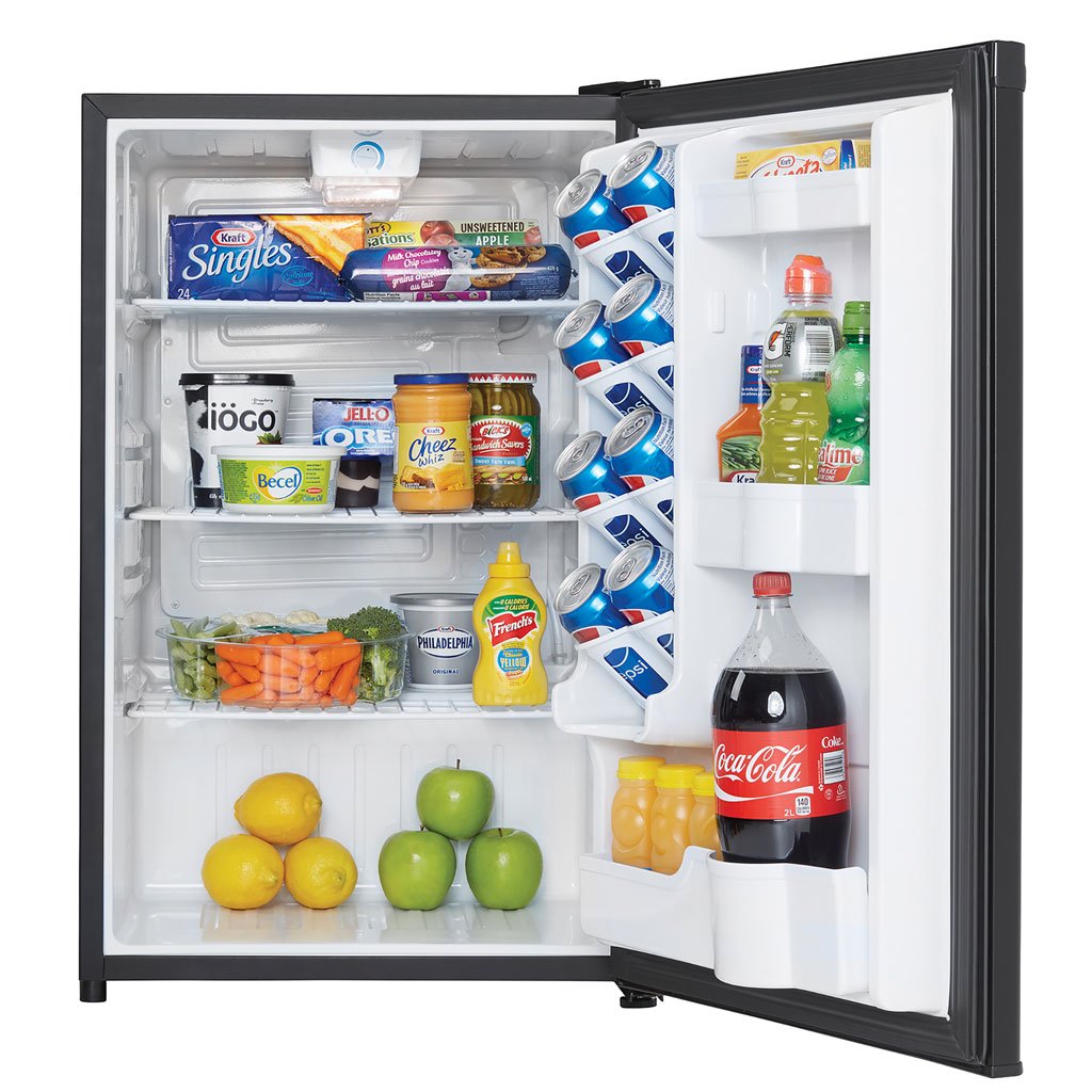 DANBY  FRIDGE 4.4 CUBIC FEET BLACK  DAR044A4BDD
