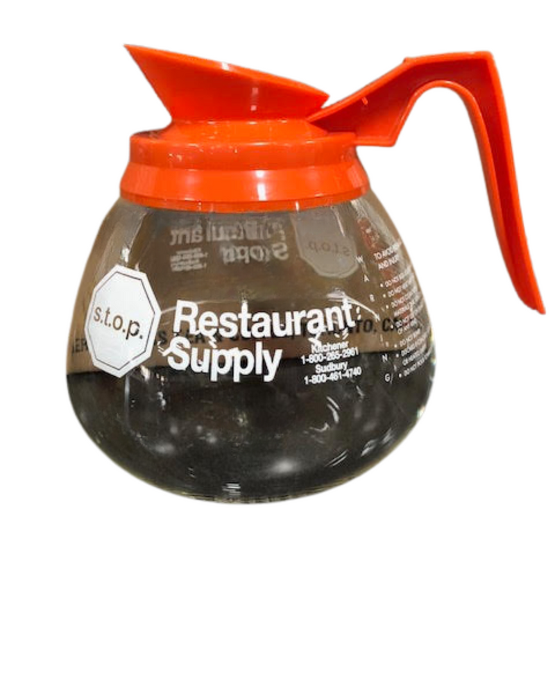 s.t.o.p. Logo Coffee Decanters