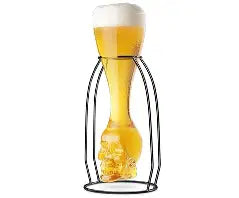 Brain Freeze Skull Glass with Skeletal Frame