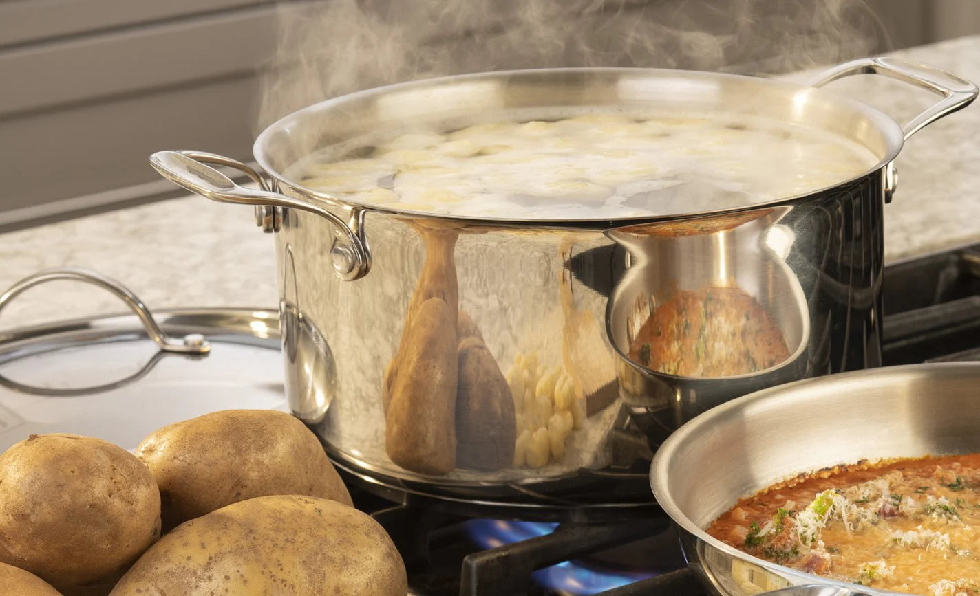 Meyer - Confederation Dutch Oven, 5L, With Cover, Stainless Steel, Made in Canada 2407-24-05