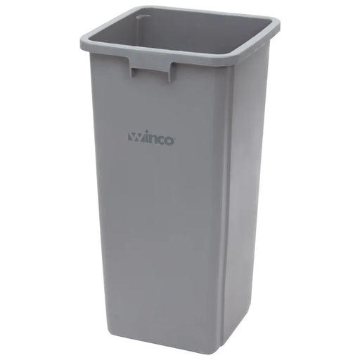 Winco PTCS-23G Trash Can 23Gal Square Grey