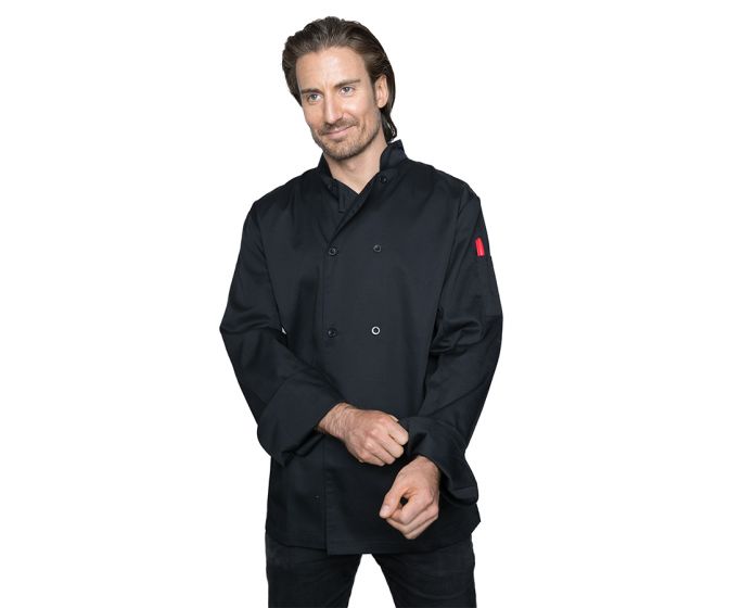 Blackwood Chef Jacket XL Black XLARGE-ECO-07*