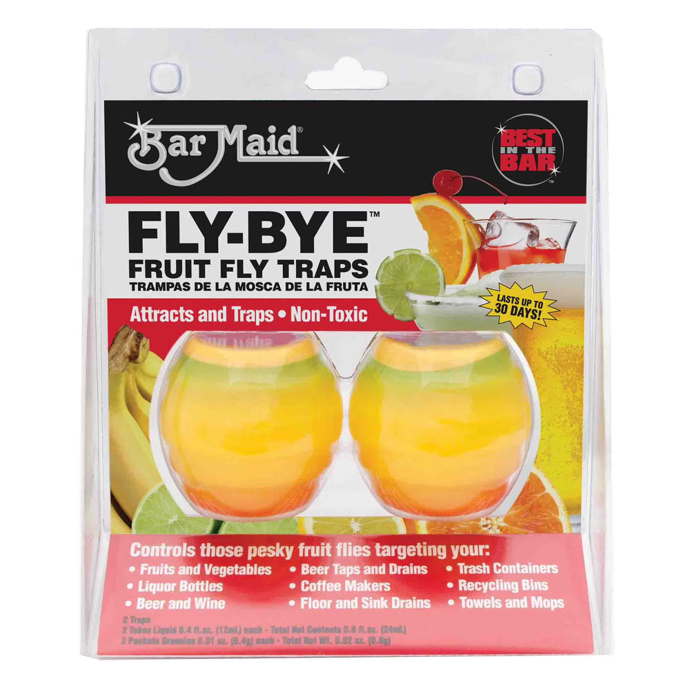 Bar-Maid FLY-BYE Fruit Fly Trap 2/Pack