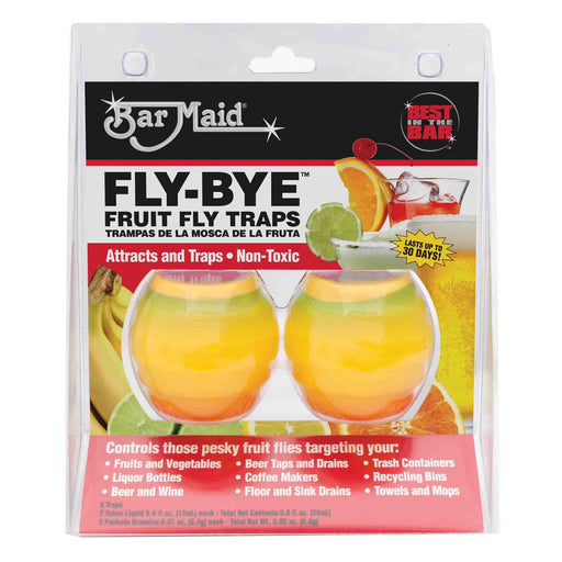 Bar-Maid FLY-BYE Fruit Fly Trap 2/Pack