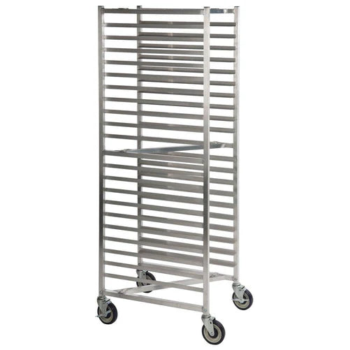 Focus Foodservice Welded Aluminum Sheet Pan Rack / Bun Tray Rack with Z-Frame - 20 Pan Capacity - FAZNBR20*