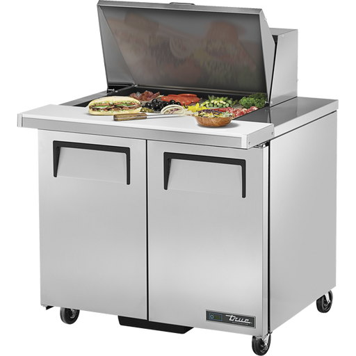True - 36" Mega Top Sandwich Prep Table TSSU-36-12M-B-HC - 1/1EA
