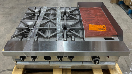 Garland Range 4 Burner 12" Griddle G36-4G12T