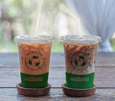 Globe Commercial - PLA Straws Compostable Wrapped