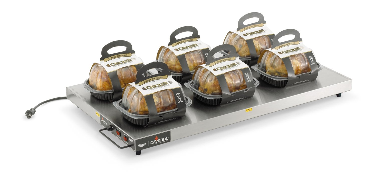 Vollrath 36-inch 120-volt Cayenne® right-aligned heated shelf 7277136