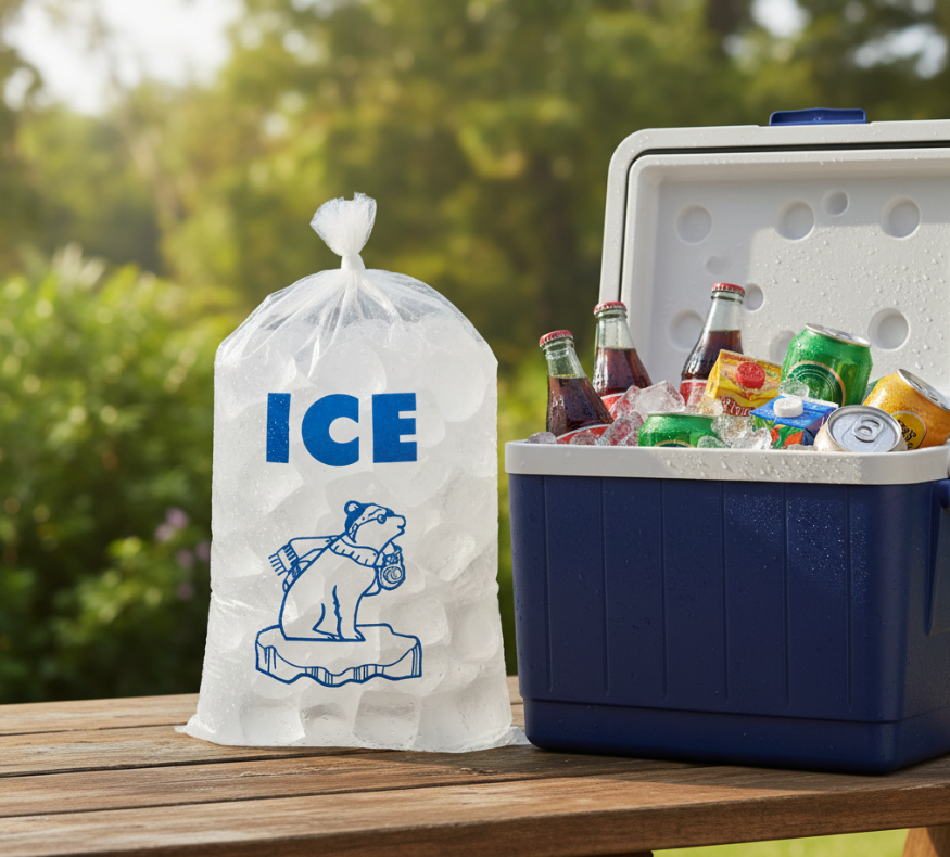 Scotsman K Bag Refill Ice Bags For Speedy Fill Bagger - ( Pack of 1000)