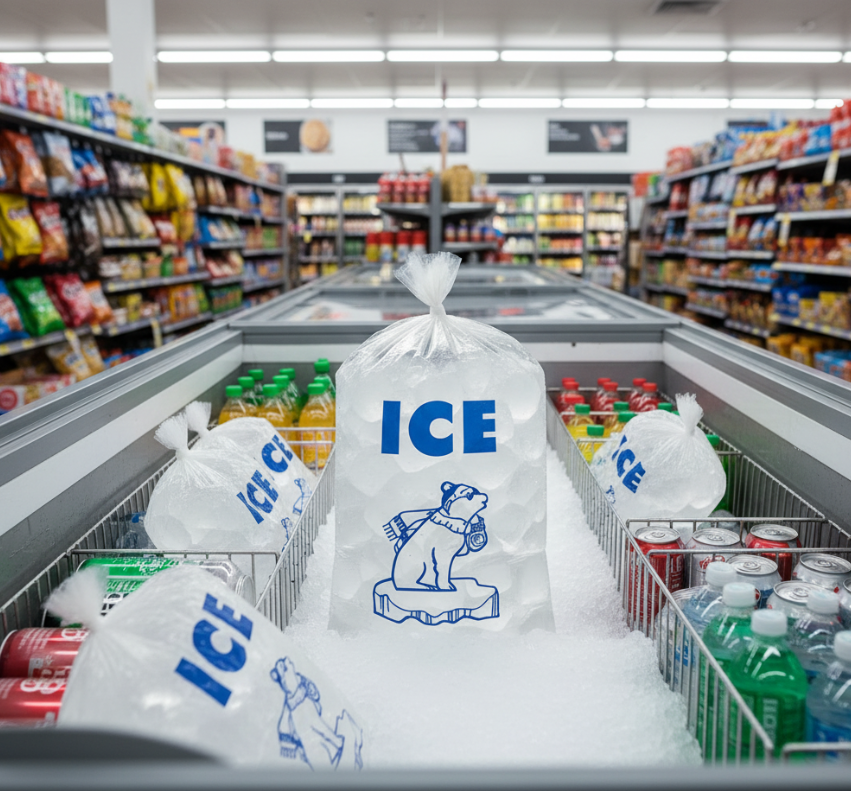 Scotsman K Bag Refill Ice Bags For Speedy Fill Bagger - ( Pack of 1000)
