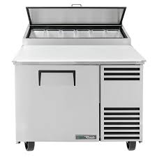 True One Door Refrigerated Pizza Prep Table TPP-AT-44-HC