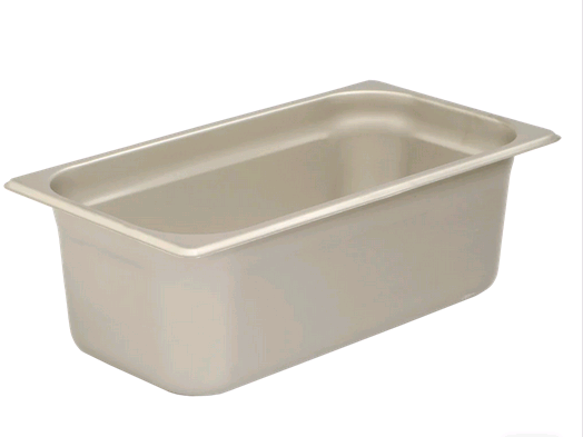 Browne - Food Pan 1/3 Size 6" DP Stainless Steel 22 Gauge 22136 - 1/1EA