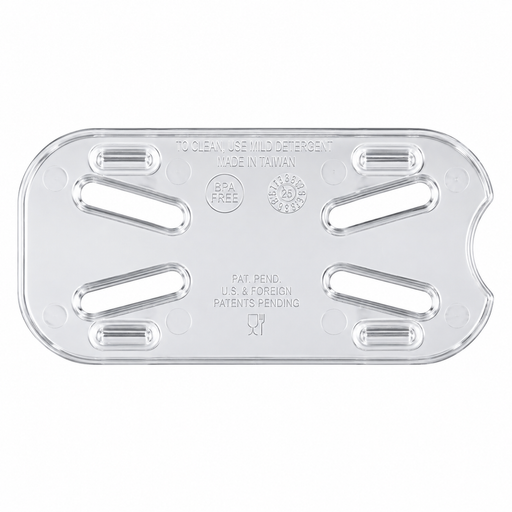 Cambro False Bottom for 1/9 Size Insert, Clear,  Case of 6 90CWD135