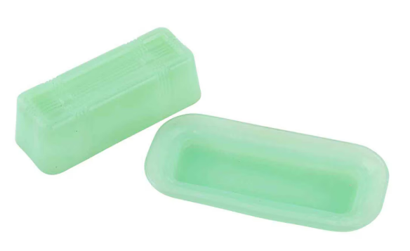 Tablecraft Jadeite Collection Glass Butter Dish HJ124 1/1EA