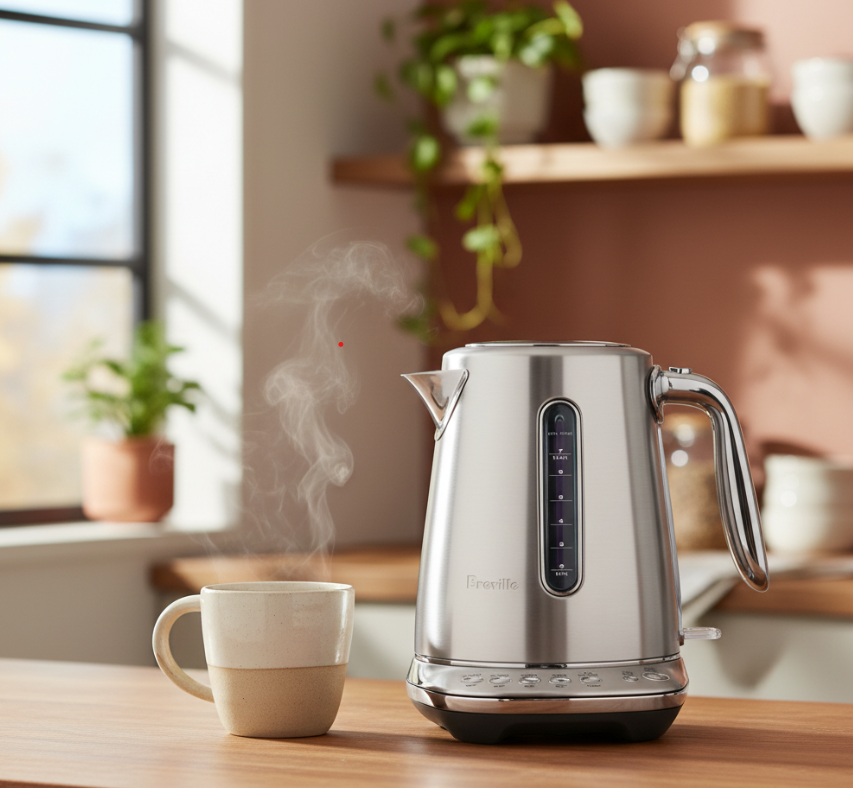Breville Stainless Steel Luxe  Smart Kettle   BKE845BSS1BCA1