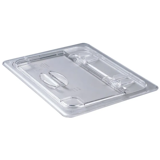Lid Notched Clear 1/6 Size Hinged 60CWLN135 - 1/1EA
