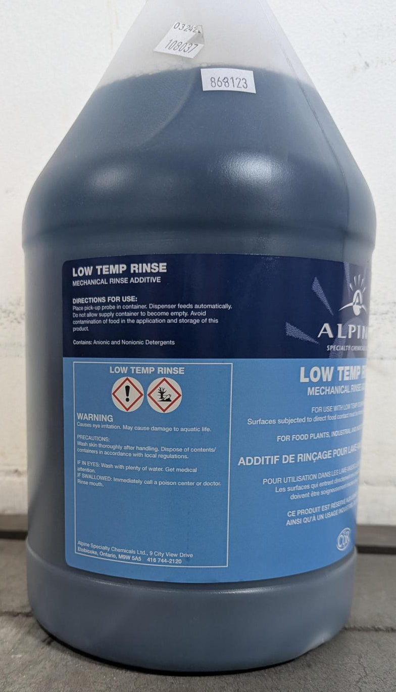 Alpine - Low Temp Rinse, 4L, 17-08125-04 - 1/1EA