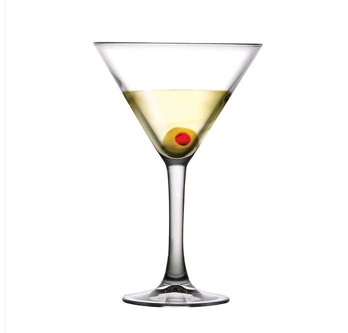 Libbey Vina 8 oz. Martini Glass 7512 on white background