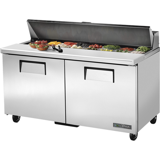 True - 60" 2-Door Salad/Sandwich Prep Table TSSU-60-16-HC - 1/1EA