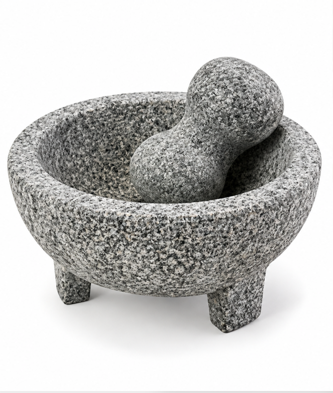 Danesco  8" x 3.5" Molcajete Mortar & Pestle 9815100GY
