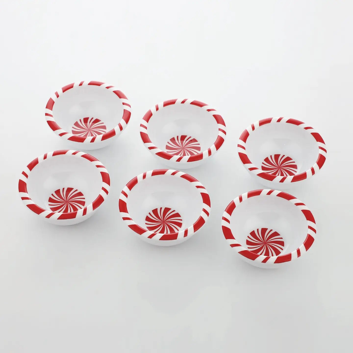 Supreme Housewares 6-Piece Peppermint 3 3/8