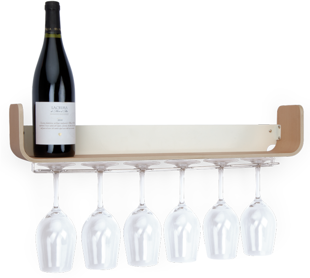 Universal Expert Classic Wine Glass Shelf, Wood UE1023*