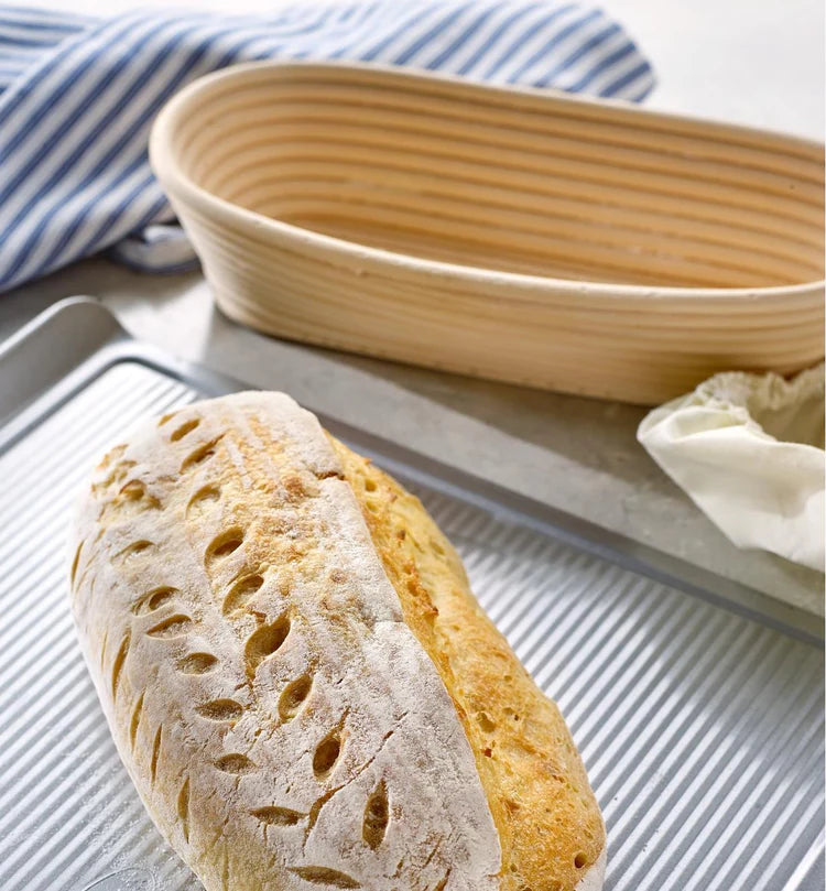 Portstyle - Banneton Oval Basket Natural Cane EDD70104 - 1/1EA