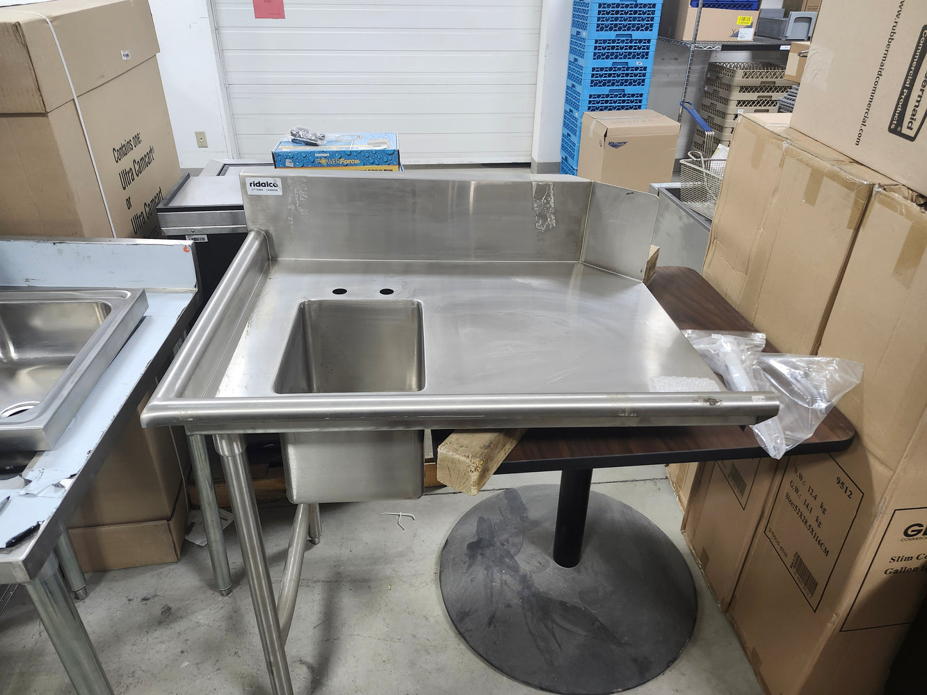 Ridalco DishTable 36" with Built in Sink - 1/1EA*