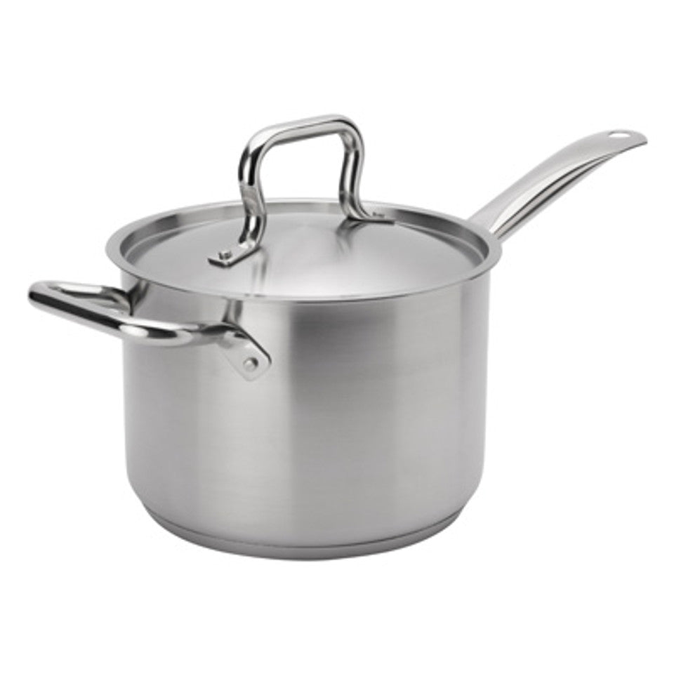 Elements - Sauce Pot 4.5 QT with Lid Stainless Steel 5734034 - 1/1EA