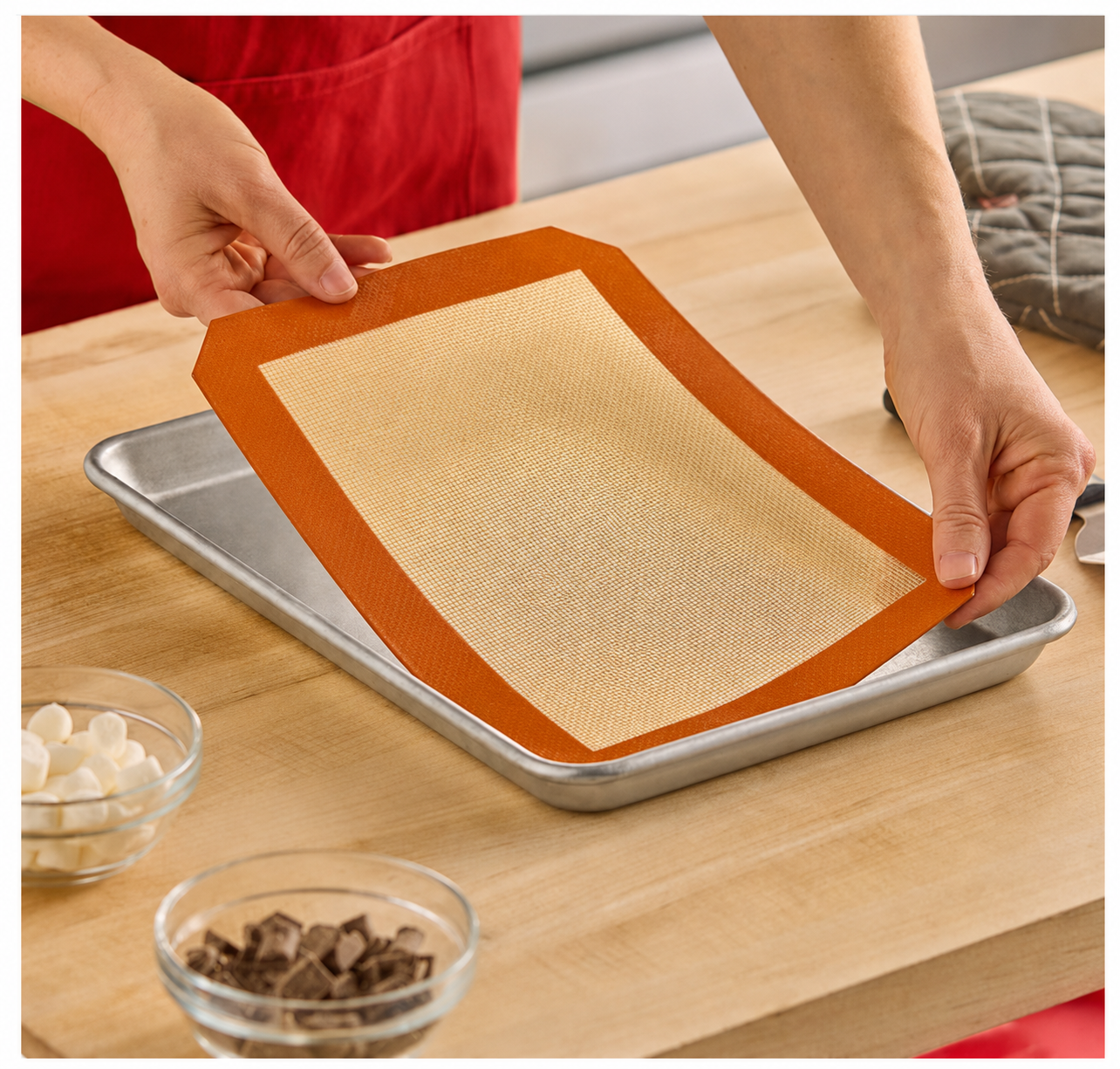 Silicone Non-Stick Baking Mat Half Size  16.5
