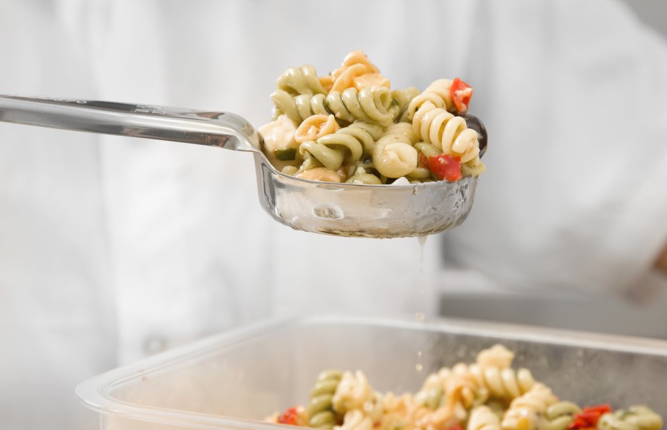 Vollrath Heavy Duty Spoodle Utensil, 2oz, Blue 6432230