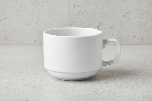 Steelite - Monaco Stacking Cup, 7.5 oz, White, 9001C331 - (Case of 36)