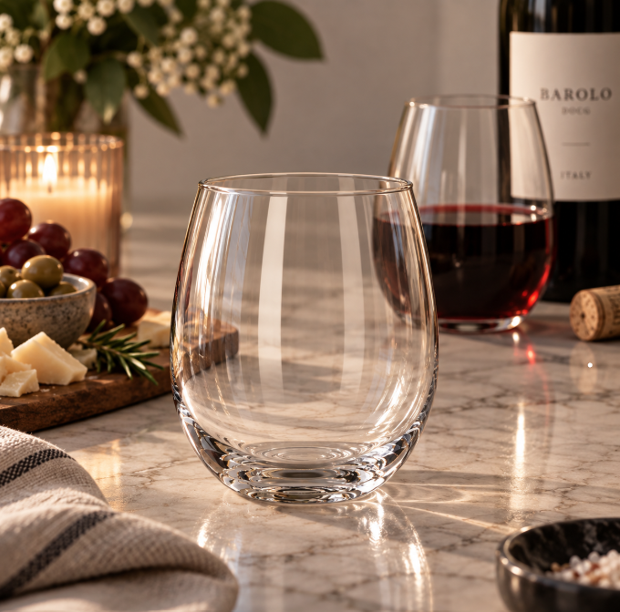 Libbey 16.75 oz Stemless Red Wine Glass 222 - (Case of 12)