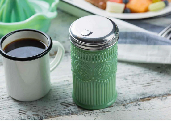 TableCraft - Sugar Shaker, 9 oz, Jadeite Glass-HJ810