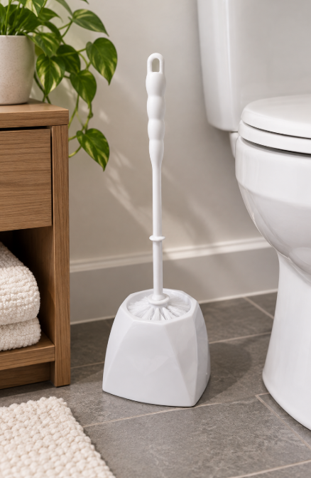 Advantage Toilet Brush and Caddy Set, 123