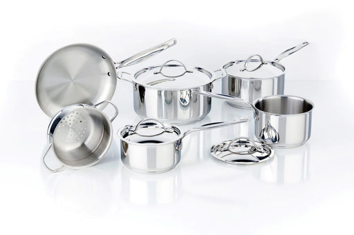 Meyer Confederation Stainless Steel Cookware Set, 10-Piece 2401-10-00 1/1EA