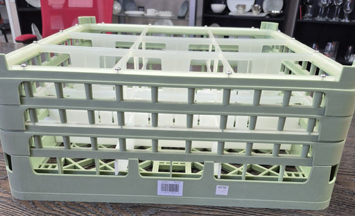 Vollrath 9 Compartment Light Green Glass Rack 529641*