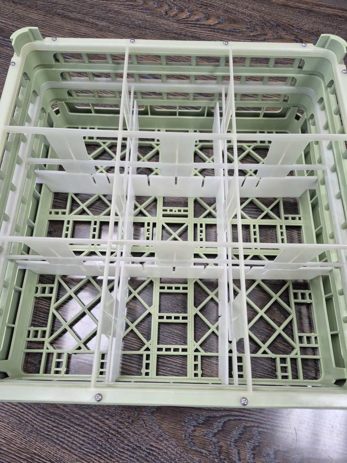 Vollrath Glass Rack 9 compartment light green 529641 1/1EA*
