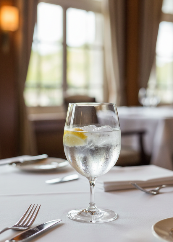 Reidel Restaurant Water Glass 12 oz. 0446/02 on white background