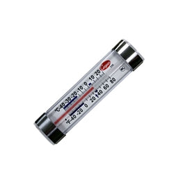 Cooper-Atkins® Glass Tube Refrigerator Thermometer on white background