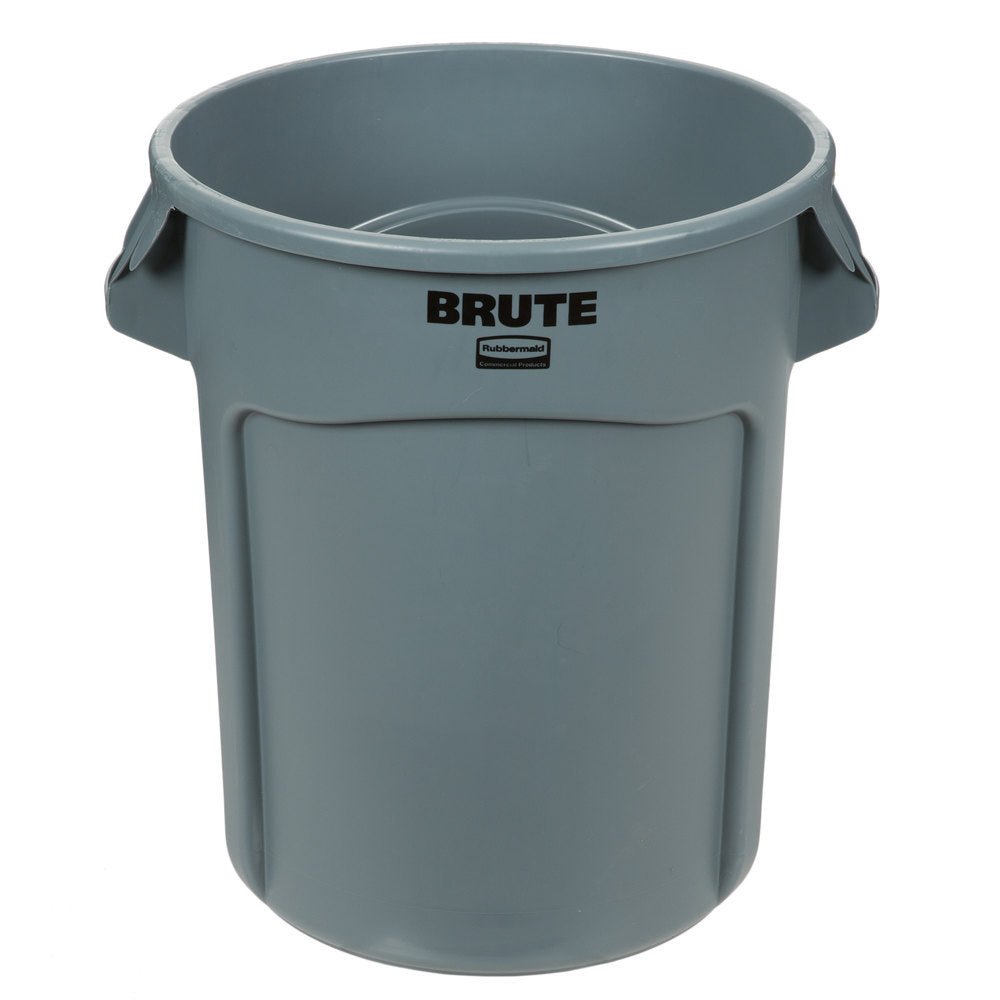 Rubbermaid, BRUTE® Garbage Container 20 Gallon, Vented, Gray, FG262000GRAY