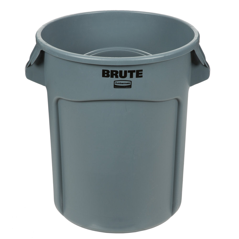 Vented BRUTE® 20 Gal Gray Garbage Container
