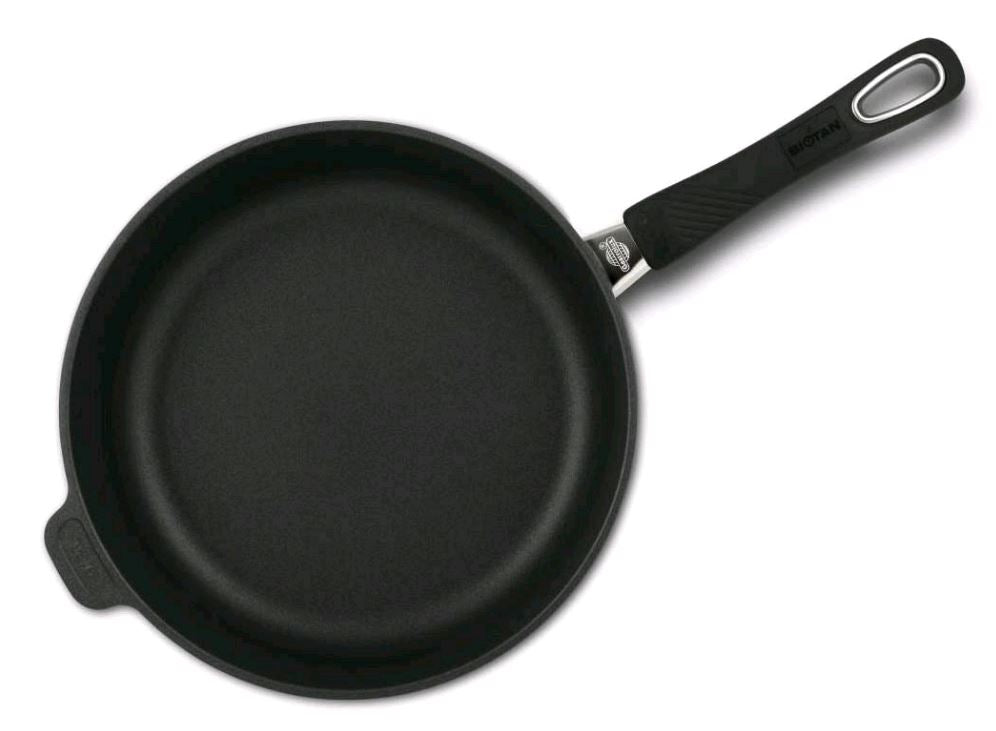 Gastrolux 26cm Saute Pan  tilted and floating on white background