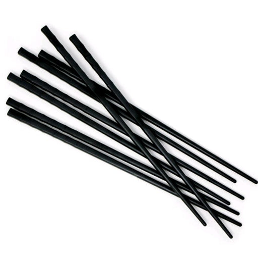 Zen Cuizine Black Reusable Chopsticks 6393624BK pack of 4 sets