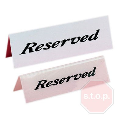 Reserved Sign