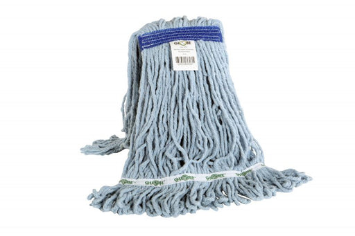 Globe Synthetic Looped End Wet Mop w/ Narrow Band - Blue
